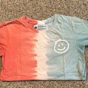 Dutch Bros Red and Blue Short Sleeve Tee